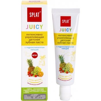 Splat Juicy zubná pasta pre posílení zubná skloviny dětí i dospělých s příchutí tutti-frutti 35 ml