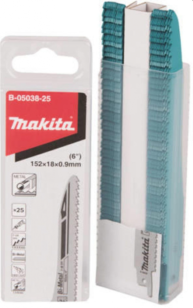 Makita B-05038-25 Pílový list z dvojkovu 152mm (25ks)