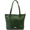 Dámská kabelka MiaMore 01-058 DOLLARO tmavozelená