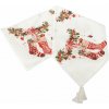 Verk 26255 Vianočný behúň na stôl 205 x 35 cm biely