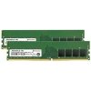 DDR4 32GB DIMM KIT (16GB*2) 3200Mhz TRANSCEND U-DIMM 1Rx8 2Gx8 CL22 1.2V - JM3200HLE-32GK