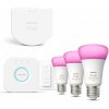 Philips HueWCA 9 W A60 E27 3set sw EÚ + Philips Hue wall switch module