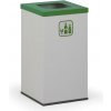 Alfa 3 Kôš na triedený odpad 42 L, bez vnútornej nádoby, sivý/zelený