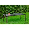 Bello Giardino záhradný stôl 200 x 100 cm, tmavo hnedá farba