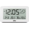 Braun BC13WP-DCF digital radio alarm clock w. weather station