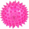 Dog Fantasy PLAČEK Hračka lopta LED růžový 6 cm 1 ks