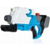 LeanToys Vodní pistole s mechanickým pumpováním, bílá a modrá, 650ml