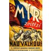 Ceduľa Mír zvítězí nad Válkou!