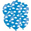 PartyDeco Balón modrý - Obláčiky 50 ks