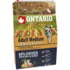 ONTARIO Dog Adult Medium Chicken & Potatoes & Herbs 12 kg + Dárek k objednávce Velikost balení: 2,25 kg
