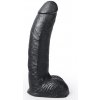 Hung system - realistic dildo black color george 22 cm