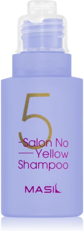 MASIL 5 Salon No Yellow fialový šampón neutralizujúci žlté tóny 50 ml