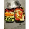Origin Outdoors Deluxe Double Box na obed Nerezová oceľ 1,9 l