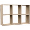 Regál MALAX 2x3 Dub sonoma
