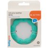 BabyOno detský krúžok na prerezávanie zubov silikon modrá