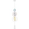 Candellux | Detský luster na lanku HOOPS 1xE27/20W/230V pr. 19 cm pestrofarebný | CA1116