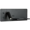 IMMAX LED Be PREPARE 4v1, bodové s QI nabíjením, USB, černé, varianta pravá (08287L)