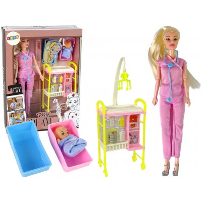 Lean Toys Detské doplnky pre bábiku Doctor pre dlhé vlasy