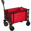 Plážový vozík skládací 120 l červený KO-CM6000100