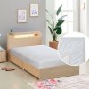 Bellatex Plátené prestieradlo s gumou svetlosivá 90x200