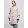 Urban Classics Dámska zimná bunda Ladies Oversized Diamond Quilted Hooded Coat Farba: warmgrey, Veľkosť: L