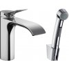 Hansgrohe Vivenis - Páková umývadlová batéria s ručnou sprchou Bidette a sprchovou hadicou 160 cm, chróm 75210000