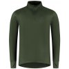 Pánska bežecká mikina Rogelli ESSENTIAL s hrejivým zateplením, khaki 3XL