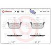 BREMBO Sada brzdových platničiek P85 167