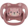 CANPOL BABIES Cumlík silikónový symetrický Cute animals 6-18m 1ks ružový 34-925_PIN