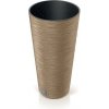 PROSPERPLAST Kvetináč FURU SLIM ECO WOOD 30cm naturo