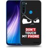 Picasee silikónový čierny obal pre Xiaomi Redmi Note 8 - Cloudy Eye - Transparent