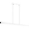 Interlook SX41-150CM-60W-W | Moderné obdĺžnikové závesné svietidlo | diaľkové ovládanie | LED | biely