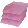 Herlitz odkladač transparentný rose