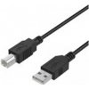 WG Datový kabel USB-A (male) to USB-B (male) / 1,5m / black