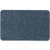 Modrá prateľná vstupná rohož FLOMA Majestic - dĺžka 50 cm, šírka 80 cm, výška 0,6 cm