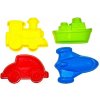 Farebná sada formičiek do piesku 4ks