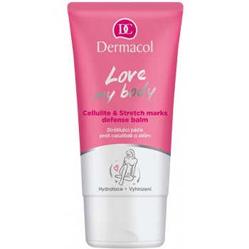 Dermacol Love My Body skrášľujúce starostlivosť proti celulitíde a striám ( Celluli te & Stretch Mark s Defense Balm) 150 ml