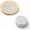 SOLLAU Neodymový magnet valec D 15x5 mm, Neodym, N38, ponikelovaný