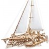 Ugears Ugears - 3D drevené mechanické puzzle Plachetnica Merihobus trimarán DV0115 + záruka 3 roky zadarmo + záruka 3 roky zadarmo
