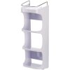 Odkladacie poličky do sprchy Capsule 70564, plast, 5-poschodí, biele