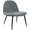 Livetastic KRESLO, drevo, kov, textil, sivá, čierna - Kreslá - 000489009403