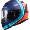 Prilba LS2 FF800 STORM SLANT MATT BLUE FLUO ORANGE XL 61-62