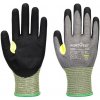 PORTWEST Rukavice A652 CS Cut E21, nitrilové, protipořezové POR-A652G8RM M Šedá/černá