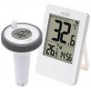 Teplomer bezdrôtový do bazéna HOME HCP60 digitálny plávajúci