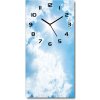 Nástenné hodiny tiché Mraky na nebi 30x60 cm