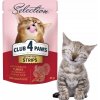 CLUB 4 PAWS Premium Plus prúžky moriaka v smotanovej mrkvovej polievke 12 x 85 g
