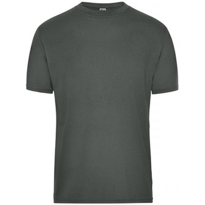James&Nicholson pánske tričko JN1808 dark grey solid