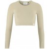 CRAFT Collective Rib Cropped LS W 1916014 dámsky top - hnedá (608000) - XS-S