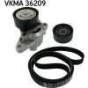 Ozubený klinový remeň - Sada SKF VKMA 36209 VKMA 36209