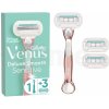 Gillette Venus Deluxe Smooth Sensitive Rosegold holiaci strojček + 3 hlavice